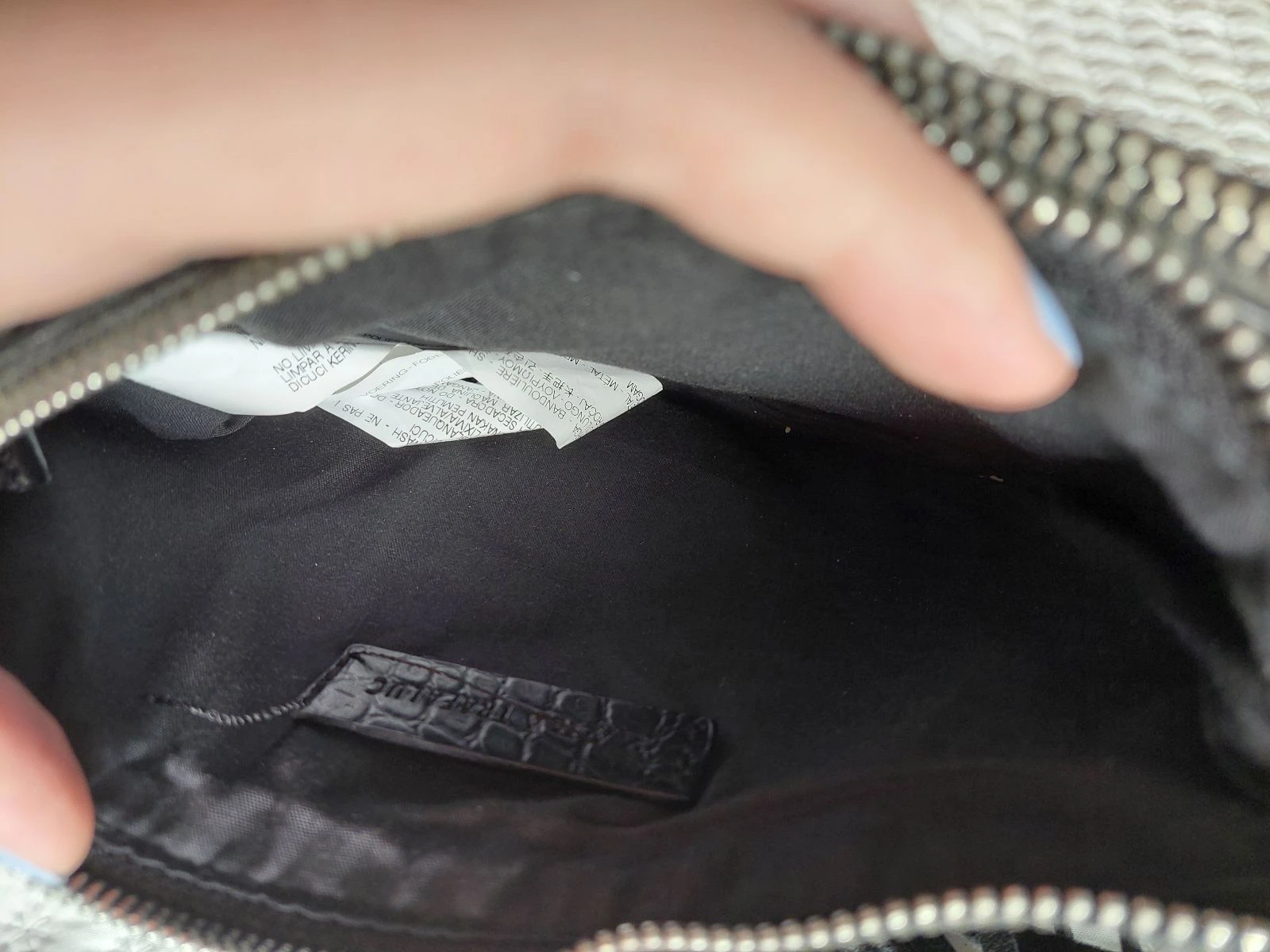 Zara Bolsa com Franja Preta – photo 5